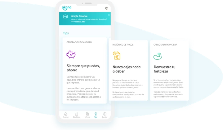 imagen movil app Akana
